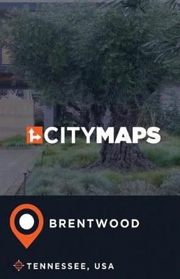 Book cover for City Maps Brentwood Tennessee, USA