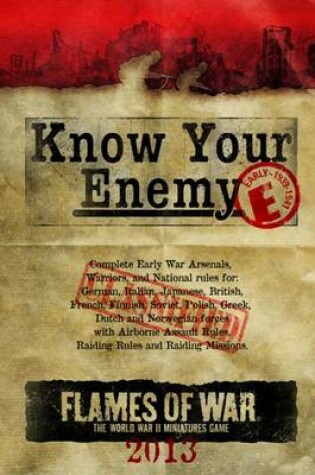 Cover of Know Your Enemy Early War 2013