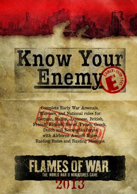 Book cover for Know Your Enemy Early War 2013