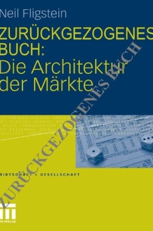 Cover of Die Architektur Der Märkte