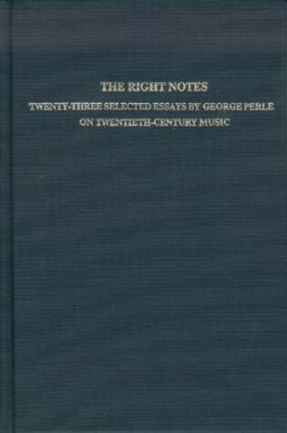 Cover of The Right Notes