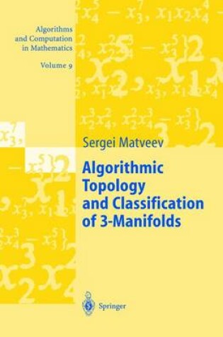 Cover of Algorithmic Topology and Classification of 3-manifolds