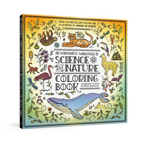 Book cover for The Wondrous Workings of Science and Nature Coloring Book