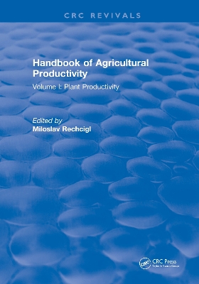 Book cover for Handbook of Agricultural Productivity