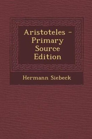 Cover of Aristoteles