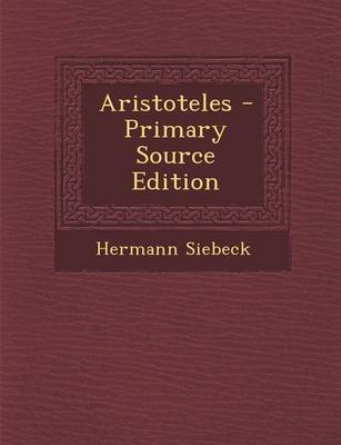 Book cover for Aristoteles