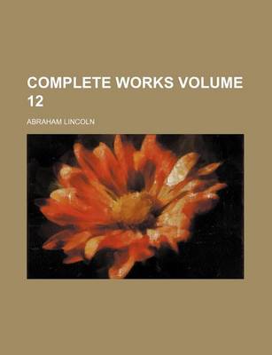 Book cover for Complete Works Volume 12