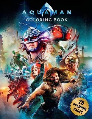 Book cover for Aquaman Coloring Book
