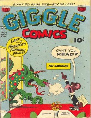 Book cover for Giggle Comics Number 76 Humor Comic Book