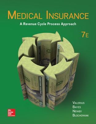 Book cover for Medical Insurance: A Revenue Cycle Process Approach