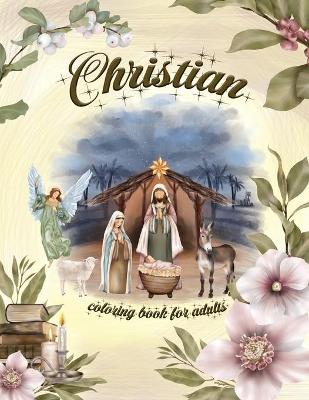 Book cover for Christian Coloring Book for Adults