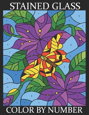 Book cover for Stained Glass Color By Number