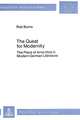 Cover of Quest for Modernity