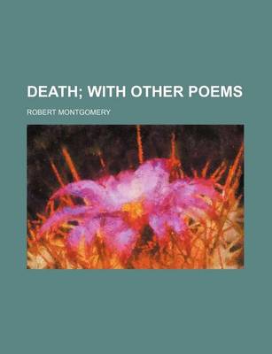 Book cover for Death; With Other Poems