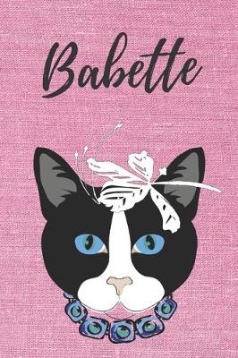 Book cover for personalisiertes Notizbuch Katze / Journal / Malbuch / Tagebuch / Kritzelbuch / DIN A5 / Geschenk Babette