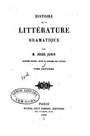 Cover of Histoire de la Littérature Dramatique