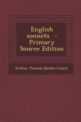 Cover of English Sonnets