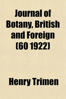 Book cover for Journal of Botany, British and Foreign (60 1922)