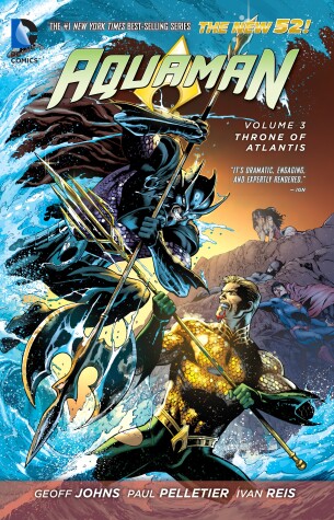 Book cover for Aquaman Vol. 3: Throne of Atlantis (The New 52)