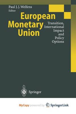 Book cover for European Monetary Union