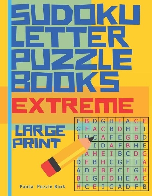 Book cover for Sudoku Letter Puzzle Books - Extreme - Large Print