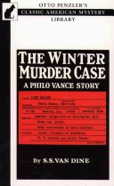 Book cover for The Winter Murder Case: a Philo Vance Story