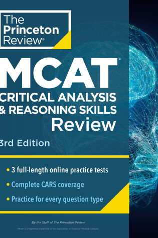 Cover of Princeton Review MCAT Critical Analysis and Reasoning Skills Review