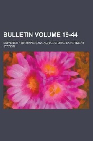 Cover of Bulletin Volume 19-44