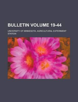 Book cover for Bulletin Volume 19-44