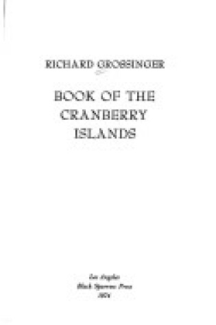 Cover of Book of the Cranberry Islands