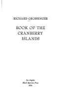 Book cover for Book of the Cranberry Islands