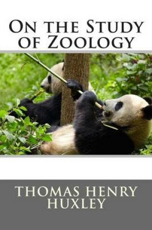 Cover of On the Study of Zoology