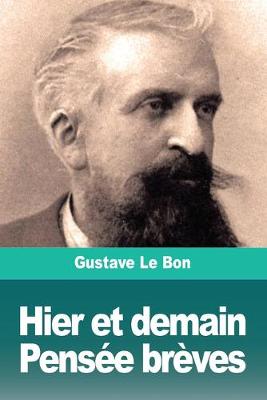 Book cover for Hier et demain, Pensée brèves