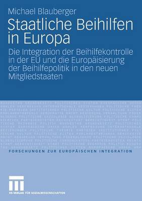 Cover of Staatliche Beihilfen in Europa