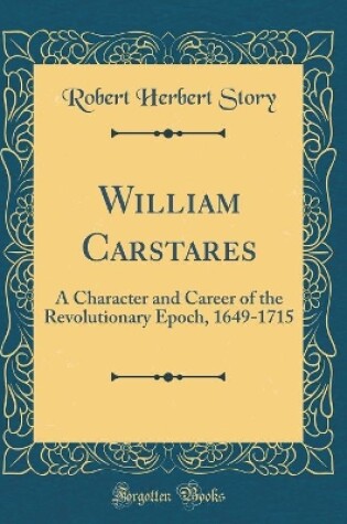 Cover of William Carstares