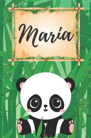 Cover of personalisiertes Notizbuch Panda / Malbuch / Kritzelbuch / Tagebuch / Journal / Notizheft / DIN A5 / Geschenke Maria