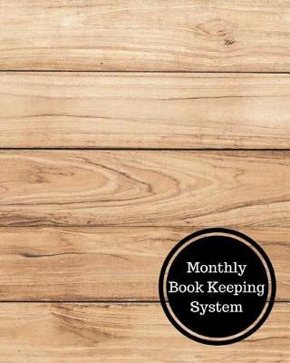 Book cover for Monthly Book Keeping System