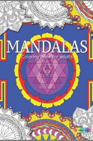 Cover of Mandala Coloring Book For Adults