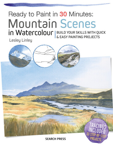 Cover of Mountain Scenes in Watercolour