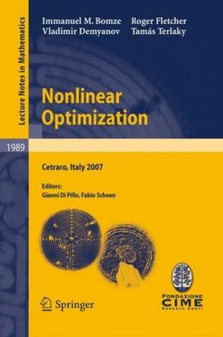 Cover of Nonlinear Optimization