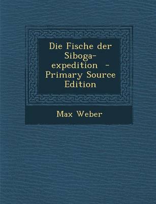 Book cover for Die Fische Der Siboga-Expedition