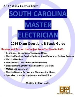 Book cover for South Carolina 2014 Master Electrician Study Guide