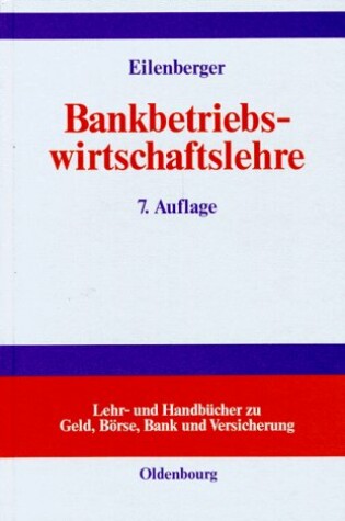 Cover of Bankbetriebswirtschaftslehre
