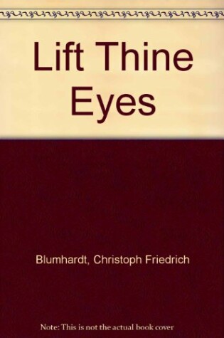 Cover of Lift Thine Eyes