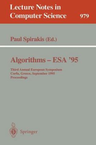 Cover of Algorithms - ESA '95