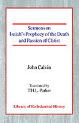 Book cover for Sermons on Isaiah's Prophecy of the Death and Passion of Christ