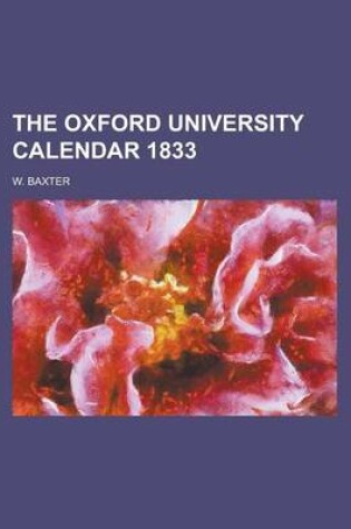 Cover of The Oxford University Calendar 1833