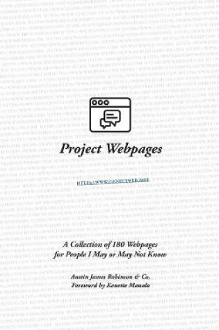 Cover of Project Webpages