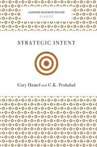 Cover of Strategic Intent