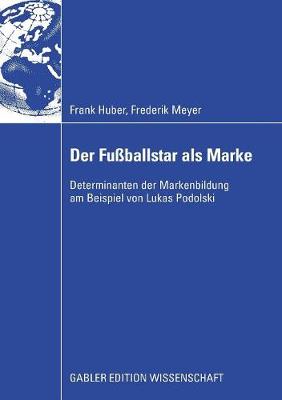 Book cover for Der Fußballstar als Marke